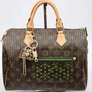 100% Auth Louis Vuitton Lock & Key with unbranded Bagcharm, Keycharm, Keychain